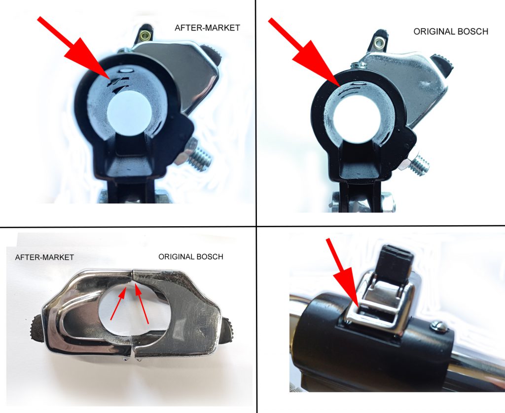 Light and horn switch, left side - quality issue