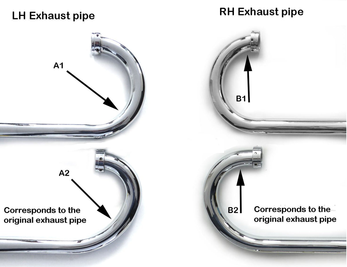 Exhaust pipes