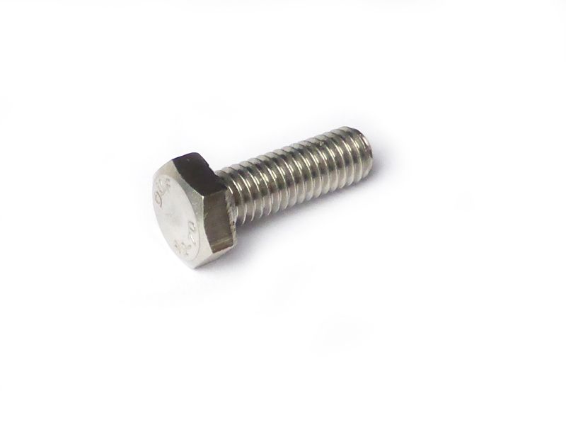 Hex bolt M6 x 18 for muffler clamp & front fender - SSt