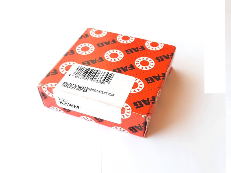 Ball bearing FAG 6206 M front + rear crankshaft - brass cage ►see details
