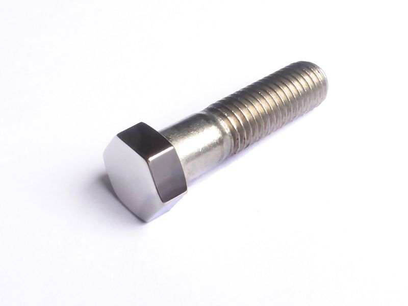 Hex bolt M10 x 40 for cylinder head - polished SSt