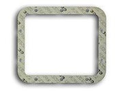 Oil pan gasket, paper 1.5 mm, R24 – R27