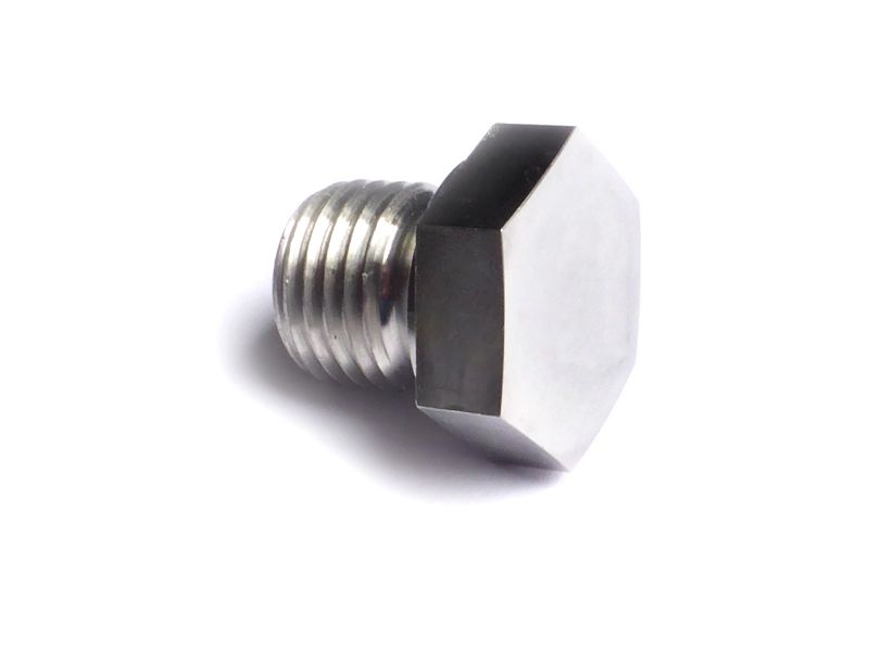 Oil plug M14 x 1.5 - polished SSt