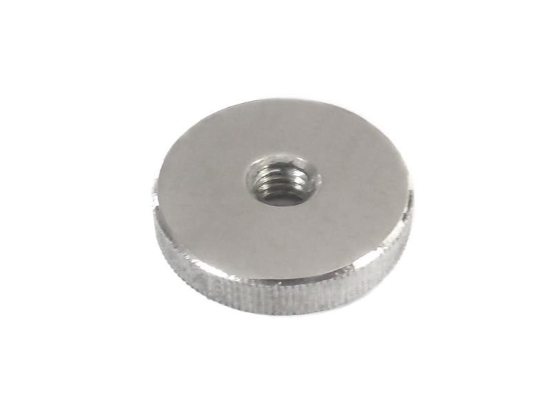 Knurled nut M6, for upper engine cover - polished SSt