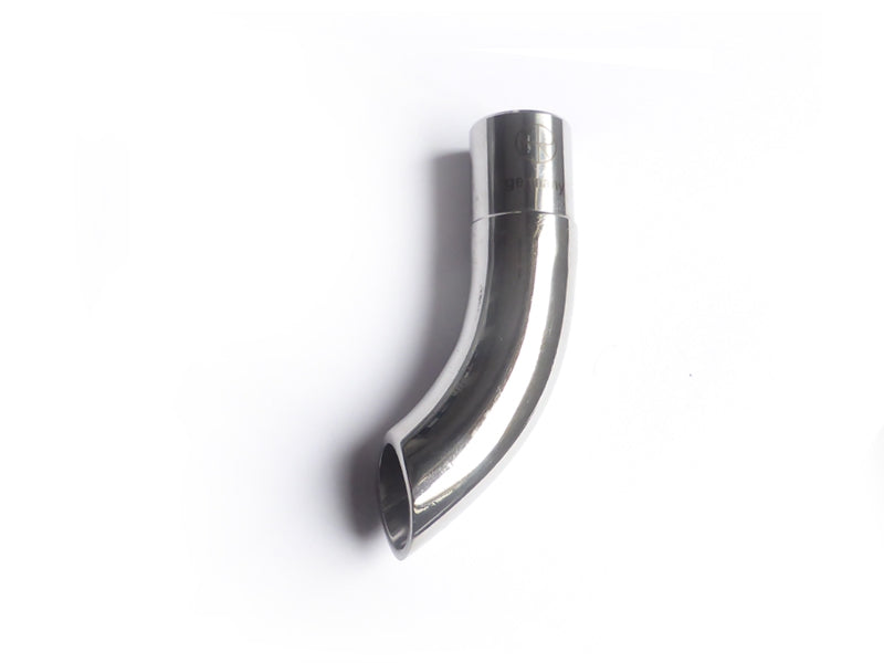 Crankcase vent tube, straight cut, polished SSt