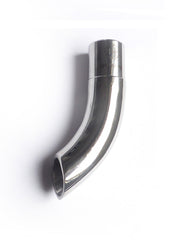 Crankcase vent tube, straight cut, polished SSt