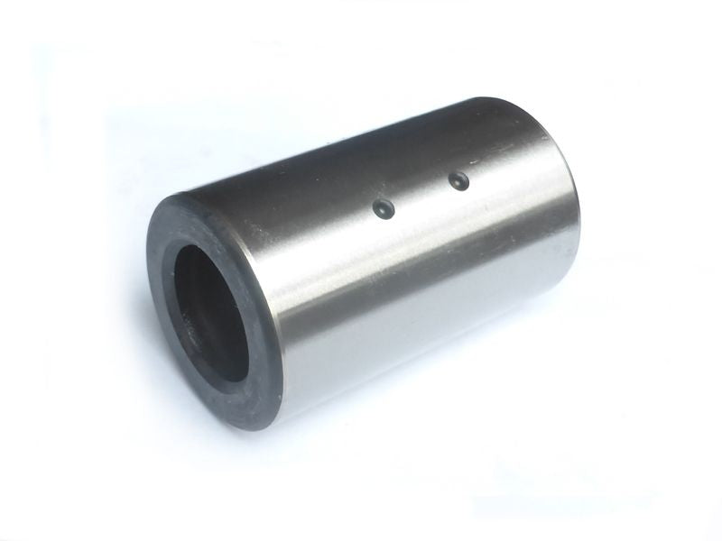 Set of connecting rod, big-end, roller cage and rollers
