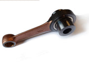 Set of connecting rod 130 mm, 20 mm wrist pin, tapered crankpin (Ø 36 x 50 mm), roller cage & rollers - not available for the time being