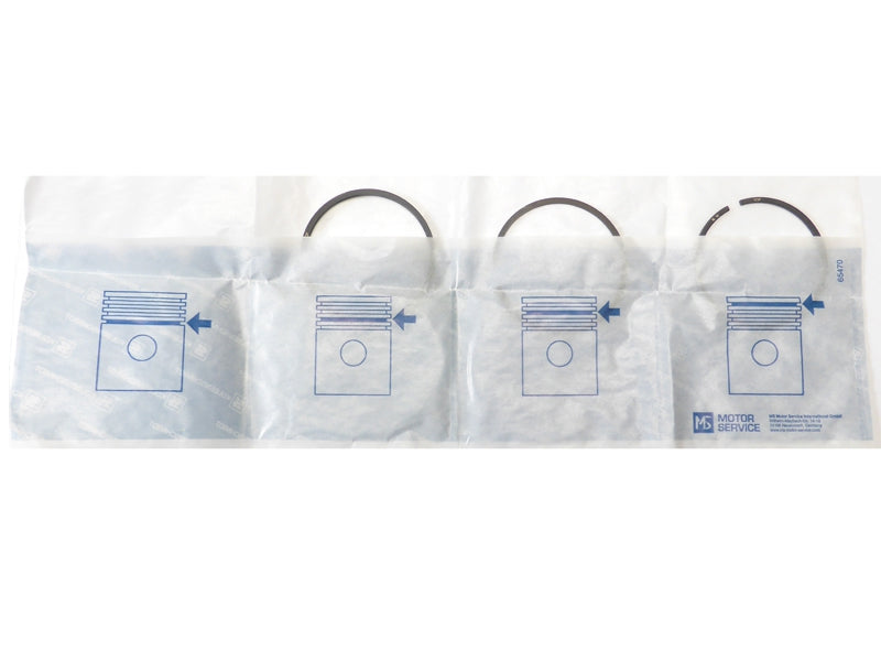 Piston rings (set of 3) K.S. for 600 cc, 2-2-4 mm