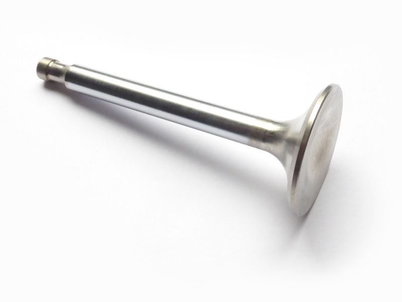 Exhaust valve Ø 32 mm - 8 mm stem,  6 mm lock key, smooth (non-rotating) ►see details