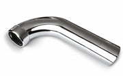 Air pipe chrome, right R68