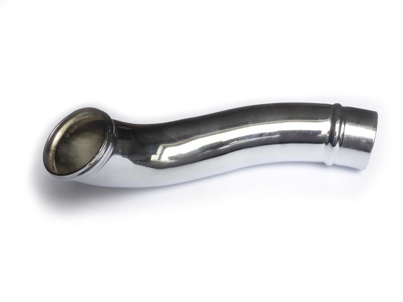 Air pipe RH side - chrome -  R50, R50/2 - NOS ►see details