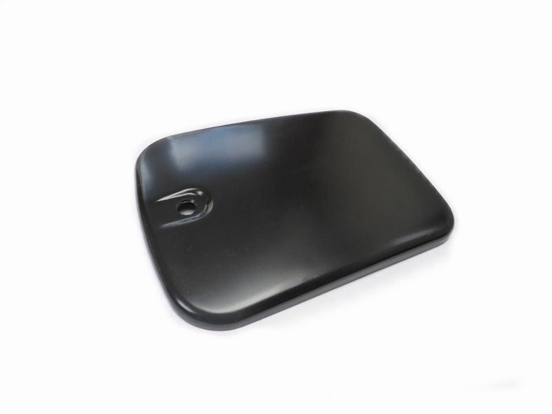 Toolbox lid, hinge at bottom side, base coated
