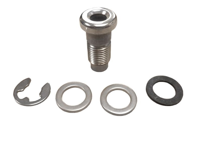 Lock screw for toolbox lid, complete (>1952) - SSt polished