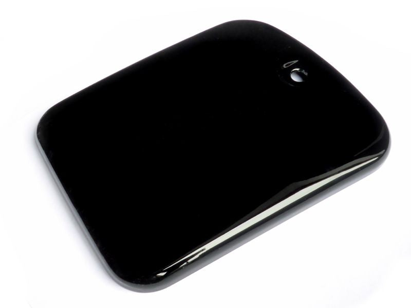 Toolbox lid, hinge at rear side, black
