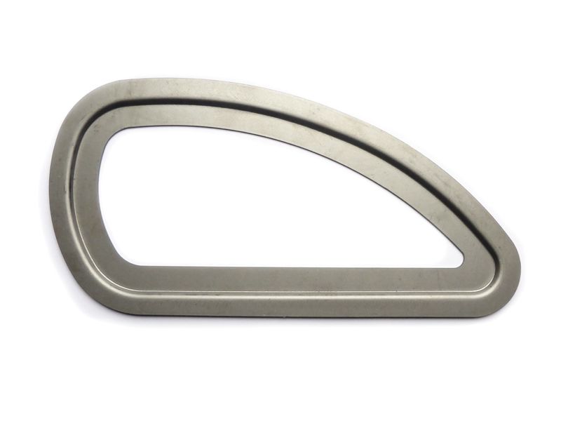 Repair metal profile for left side knee pad on Schorsch Meier fuel tank