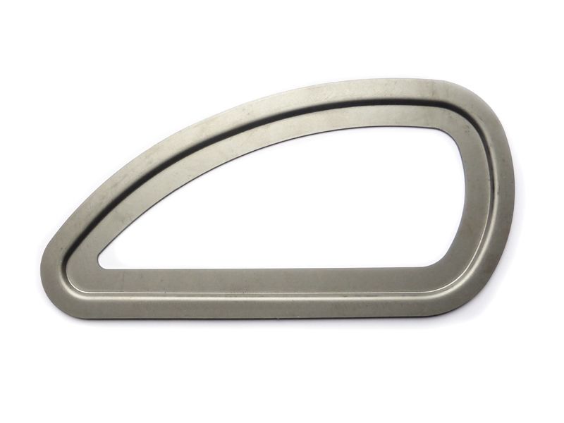 Repair metal profile for right side knee pad on Schorsch Meier fuel tank