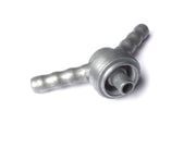 Hose connection double outlet for fuel tap "Everbest"
