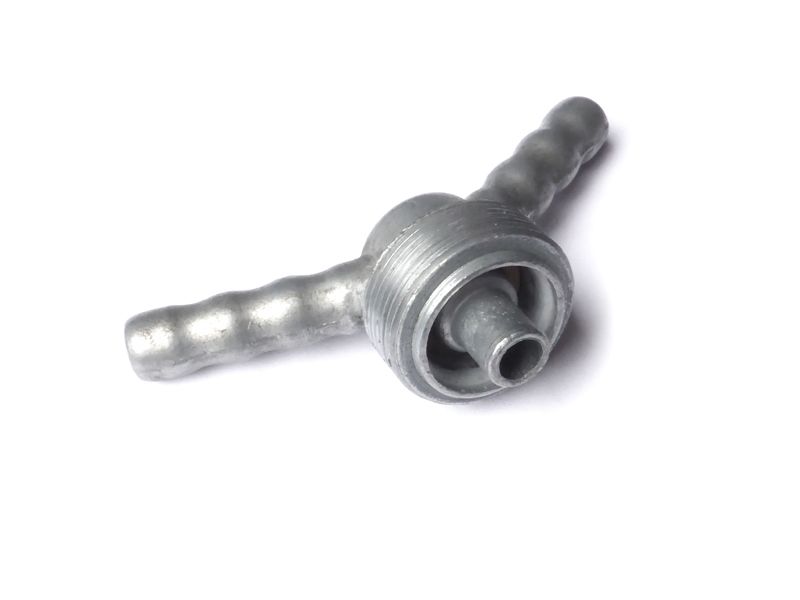 Hose connection double outlet for fuel tap "Everbest"