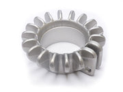 Finned cooling clamp ring