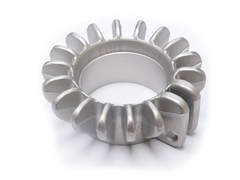 Finned cooling clamp ring