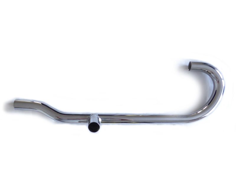 Exhaust pipe LH with S bend, precise fit - R68 full hub (available for pre-order)