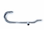 Exhaust pipe RH with S bend, precise fit - R68 full hub (available for pre-order)