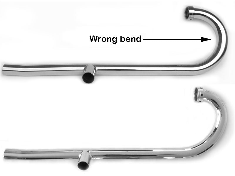 Exhaust pipe straight LH - precise fit ►see details