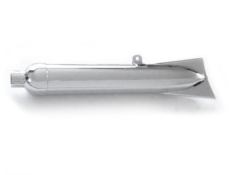 Muffler "Fish tail" R25 - optimized for performance (available for pre-order)