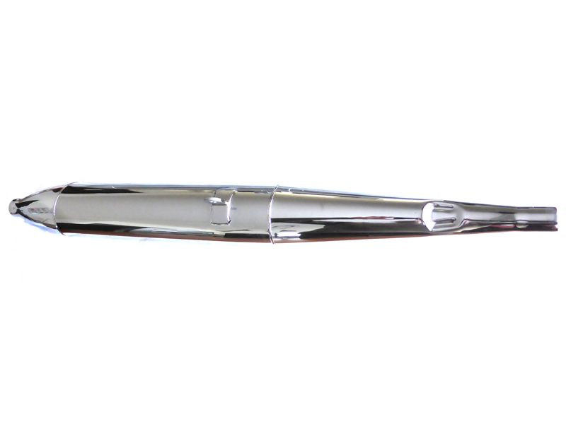 Muffler "Torpedo" Ø 90 mm - right - for 36 mm exhaust pipe