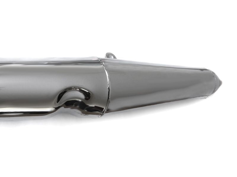 Muffler "Torpedo" Ø 90 mm - left - for 36 mm exhaust pipe