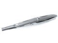 Muffler "Torpedo" Ø 100 mm, right, with seam - chrome - for 36 mm exhaust pipe