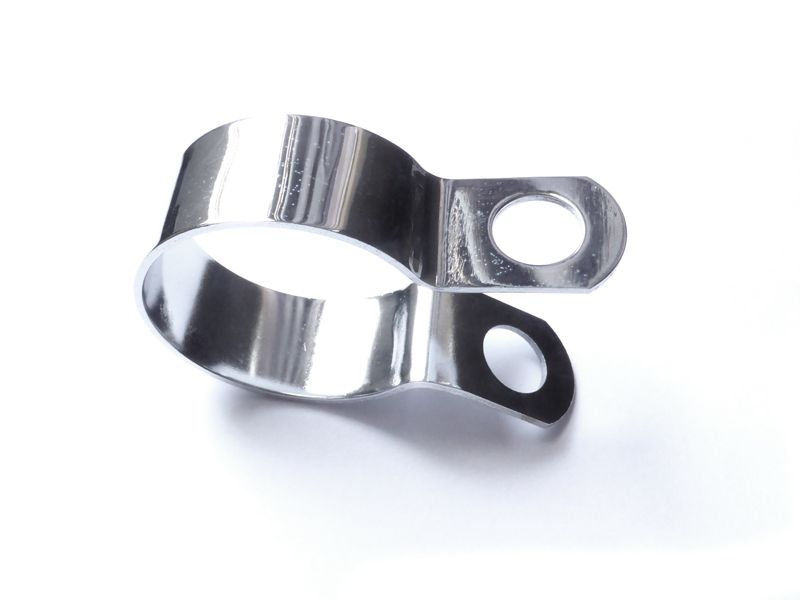 Clamp header pipe - Chrome