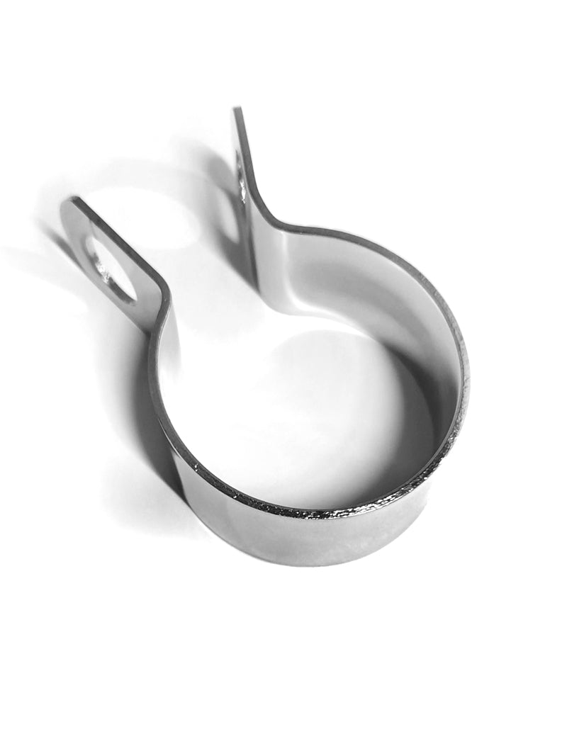 Clamp header pipe - Chrome
