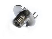 Coupling flange on output shaft - with protective cover
