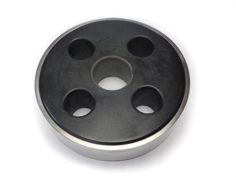 Hardy disc with stainless steel ring (polished)  T = 26 mm