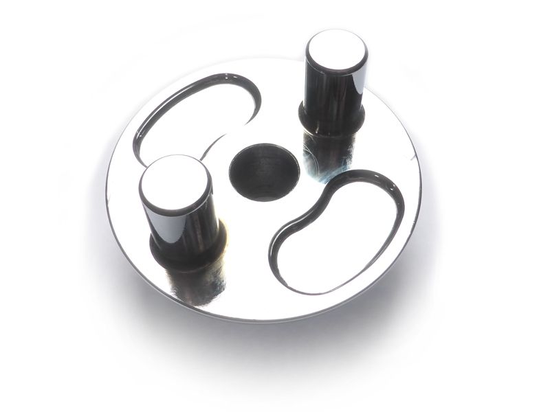Drive shaft flange - chromed