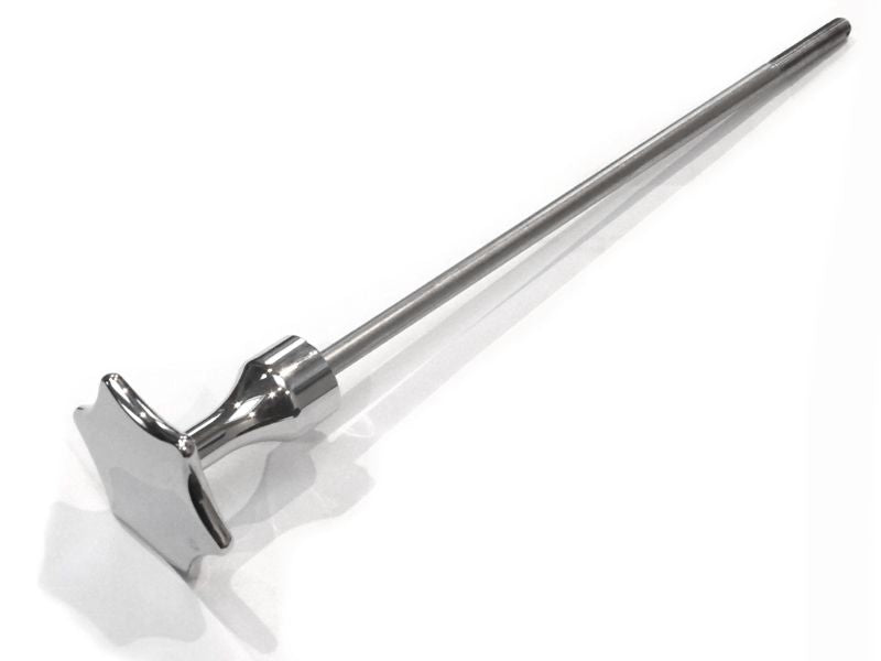 Adjusting screw steering damper, chromed alum.