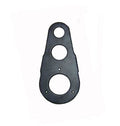 Resistance plate steering damper