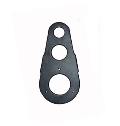Resistance plate steering damper