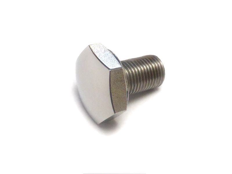 Fork screw M10 x 1 x 16, polished SSt