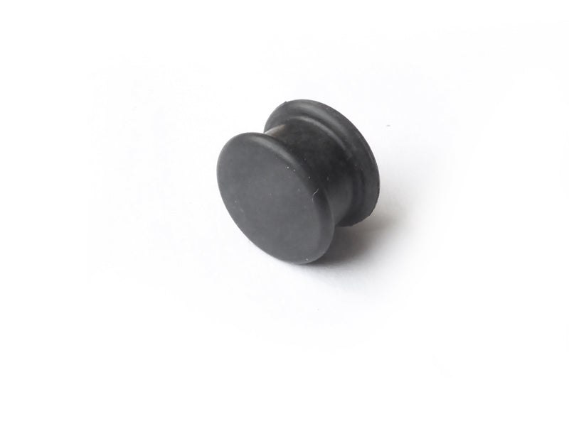 Rubber plug for lower fork bridge