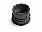 Threaded bush, front fork with rubber spring cover