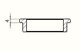 Rubber ring for headlight bracket , original