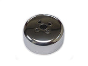 Steering head lock cap - chrome