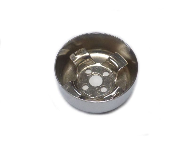Steering head lock cap - chrome