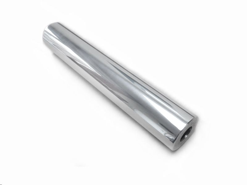 Fork tube fairing, lower, polished aluminum