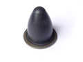 Rubber/metal stop below front fork cap