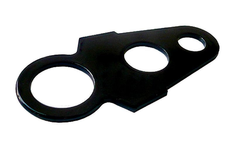 Resistance plate for hydr. steering damper