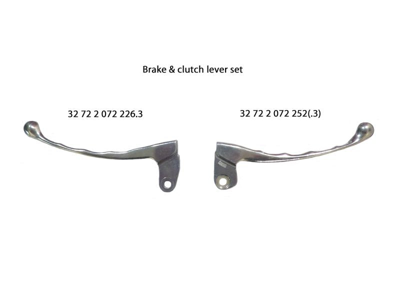 Brake lever with finger grooves, original Magura